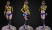 3D model Cidney Aurum from Final Fantasy XV