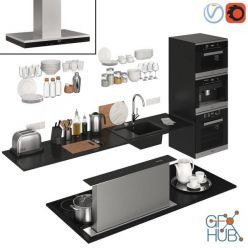 3D model Kitchen Decor Island (max 11 Corona)