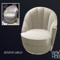 3D model Armchair JENDYCARLO