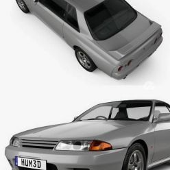 3D model Hum 3D Nissan Skyline (R32) GT-R coupe 1989