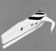 3D model Yacht Adastra