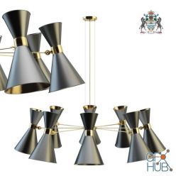 3D model Delightfull Cairo Chandelier 8