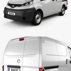 3D model Hum 3D Nissan NV200 2010 car