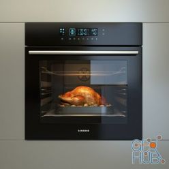 3D model Built-in oven Samsung NV70H5787CB