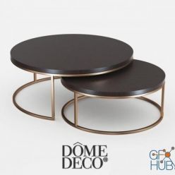 3D model Dome Deco round table