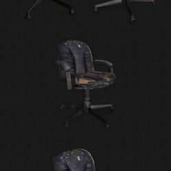 3D model Old Chair PBR 1