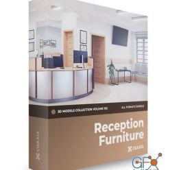 3D model CGAxis Reception Furniture 3D Models Collection Volume 102