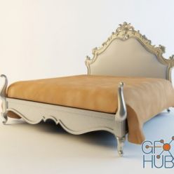 3D model Classic style bed