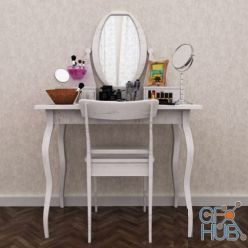 3D model Classic dressing table (max 2011, fbx)