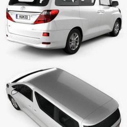 3D model Toyota Alphard 2012 Hum 3D car