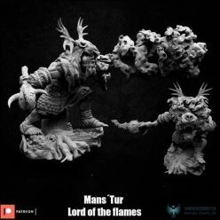 3D model ﻿Jinetes Barbaros – 3D Print