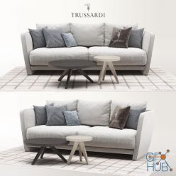 3D model Casa Lightshell sofa set by Trussardi