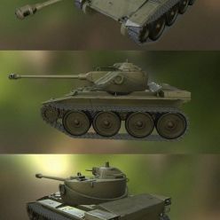 3D model Simple Generic Tank