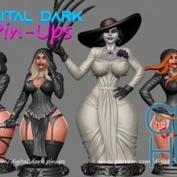 3D model ﻿Resident Evil Village Girls – 3D Print