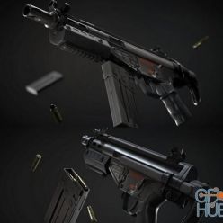 3D model HK G3 SAS SMG