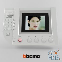 3D model Video intercom Bticino