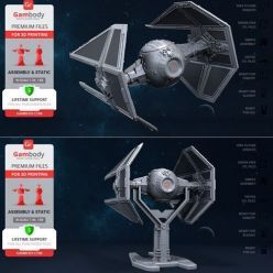 3D model TIE Interceptor – 3D Print