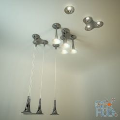 3D model Axo Light Nafir light set