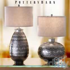 3D model TABLE LAMP 5 from Pottery Barn