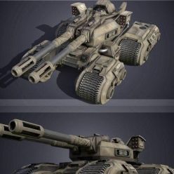 3D model Mamont Tank PBR