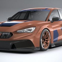 3D model Seat Leon Cupra Competicion 2020 car