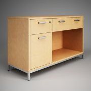 3D model Large office drawer