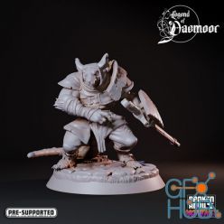 3D model Ratfolk Warrior