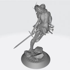 3D model Sexy warrior girl – 3D Print