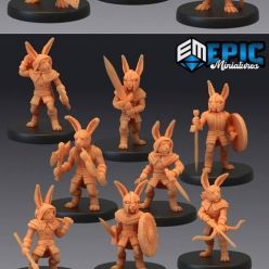 3D model Epic Minis - Rodent Wars – 3D Print