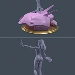 3D model Overwatch - D.VA selfie – 3D Print