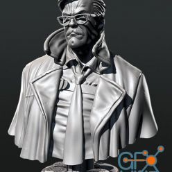 3D model ﻿Commisioner Gordon Bust – 3D Print