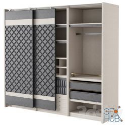 3D model Chanel style wardrobe