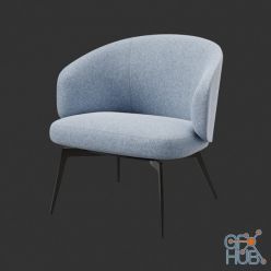 3D model Armchair Bice 001