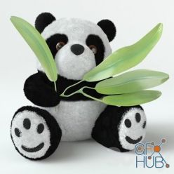 3D model Teddy bear – panda toy