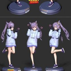 3D model Keqing Genshin Impact Fanart – 3D Print