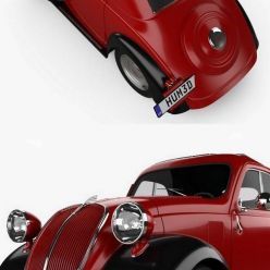 3D model Fiat 500 Topolino 1936