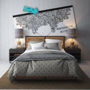 3D model The Rope Me queen size bed by LH Imports