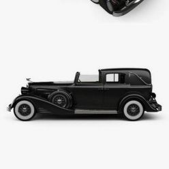 3D model Hum 3D Cadillac V-16 town car 1933