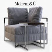 3D model Large armchair from Molteni&С