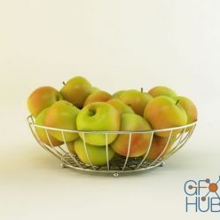 3D model Apples (max, obj)