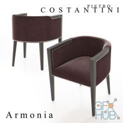 3D model Armonia armchair by Constantini Pietro