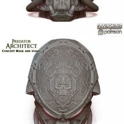 3D model Predator Architect Concept Mask and Stand – 3D Print