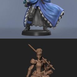 3D model Cinderella Warrior – 3D Print