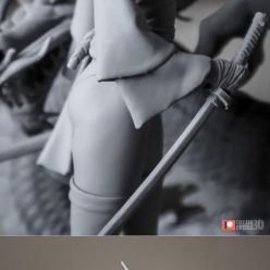 3D model Ryuu Masamune – Bitch Stabbing Samurai – 3D Print