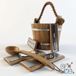 3D model Classic sauna kit
