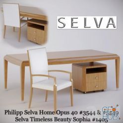 3D model Philipp Selva Home Opus 40 #3544 & #5549 Selva timeless Beauty Sophia #1405