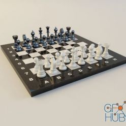 3D model Classical chess board