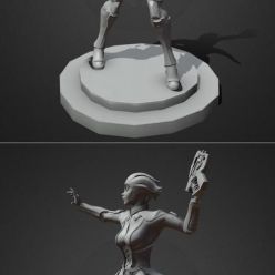 3D model liara statue1 – 3D Print