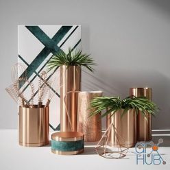 3D model Vase copper 3d Model
