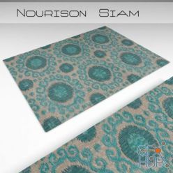 3D model Nourison's Siam Carpet